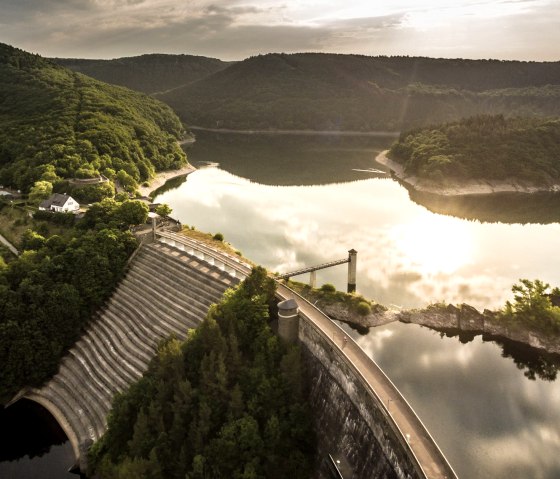 Urfttalsperre im Morgenlicht, © Eifel Tourismus GmbH, Dominik Ketz