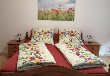 Schlafzimmer, © Nordeifel Tourismus GmbH & Ferienwohnung Cocko